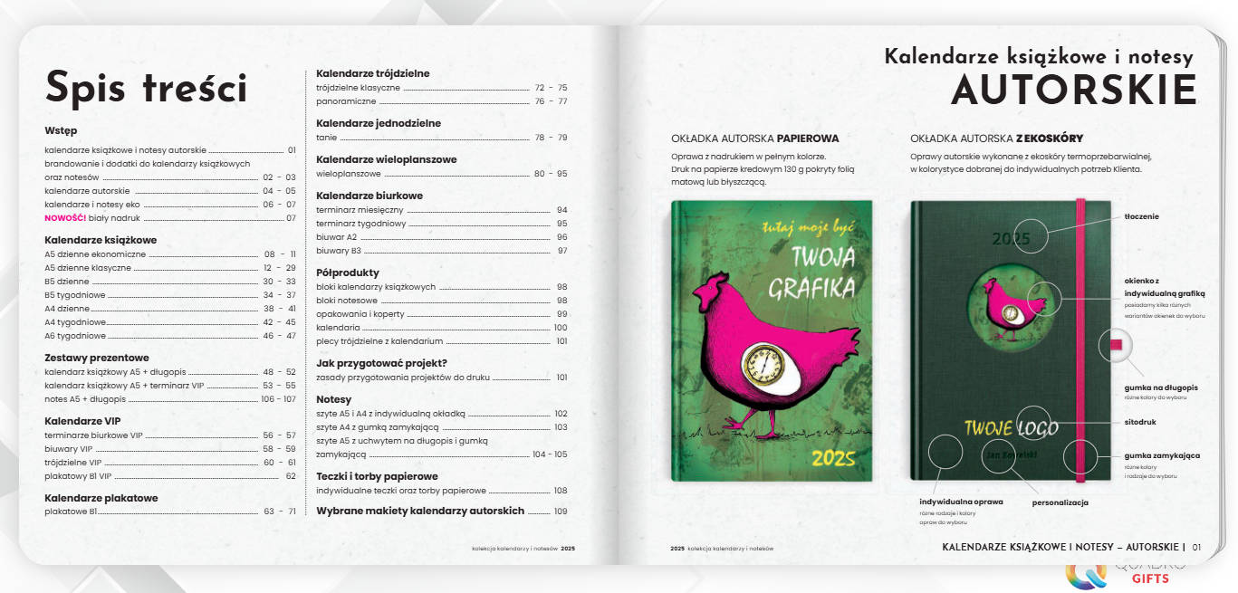 Katalog kalendarzy