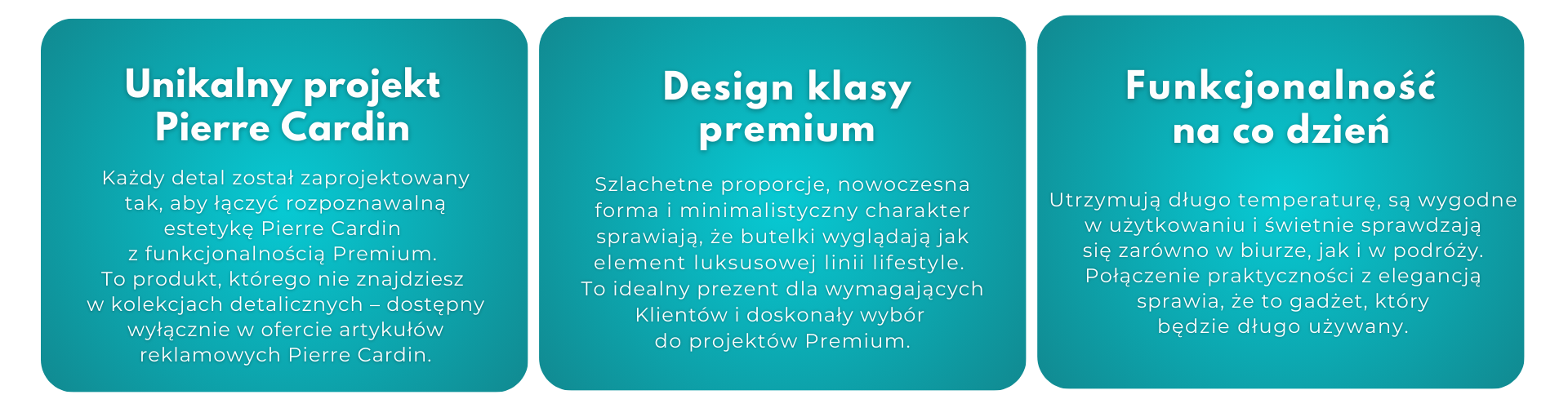 Butelka termiczna Pierre Cardin 650 ml | MC-B90501