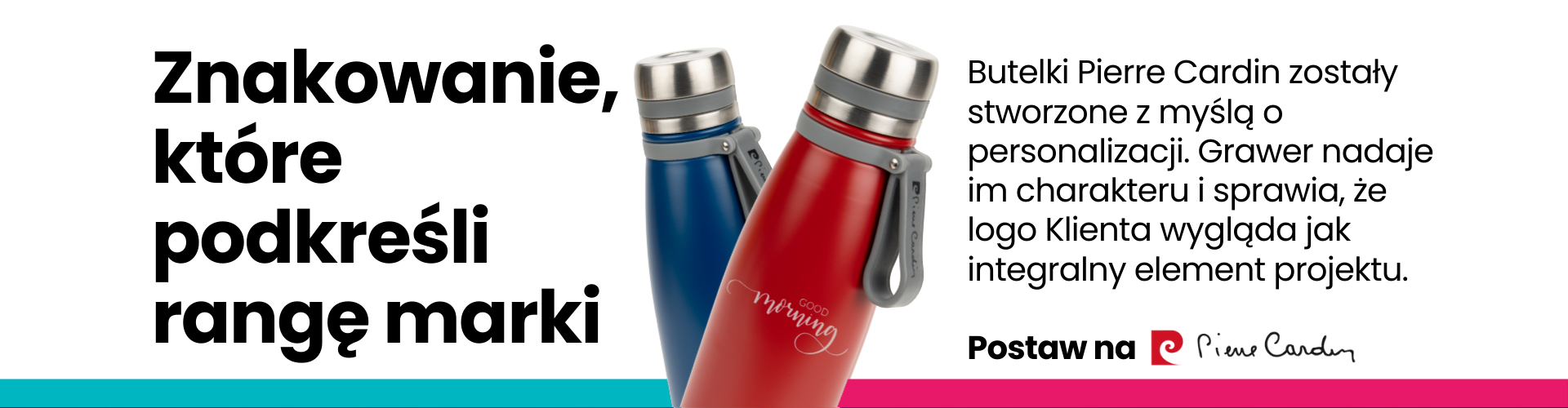 Butelka termiczna Pierre Cardin 650 ml | MC-B90501