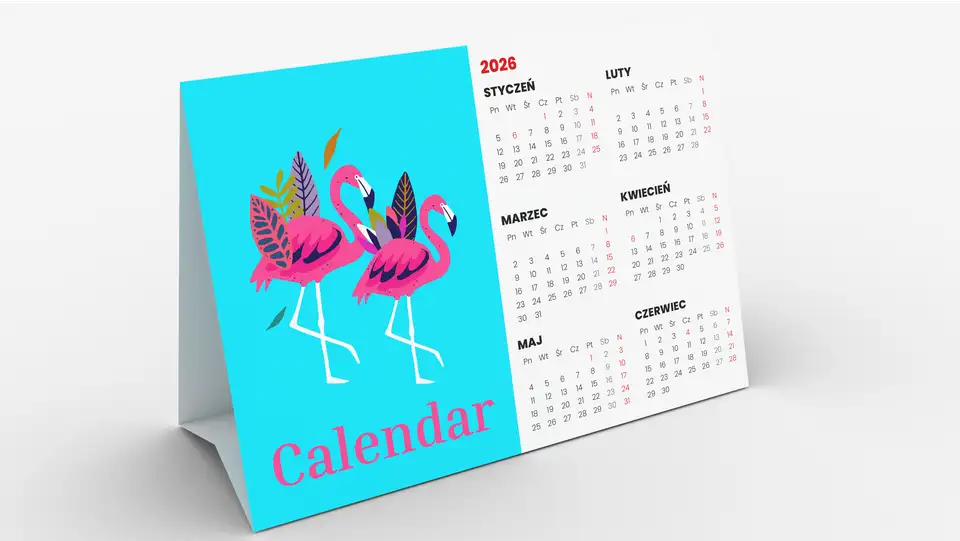 Kalendarze biurkowe Piramidki klasyczne