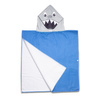 Ponczo-ręcznik z kapturem Sharky | R07977.04