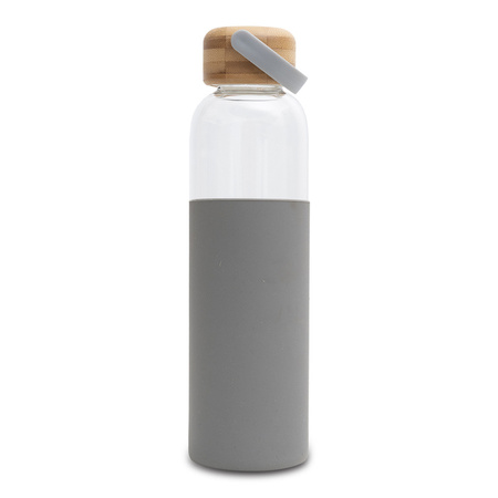 Szklana butelka Refresh 560 ml, szary  | R08272.21