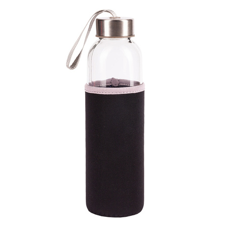Szklana butelka Vim 500 ml, czarny | RD-R08276.02