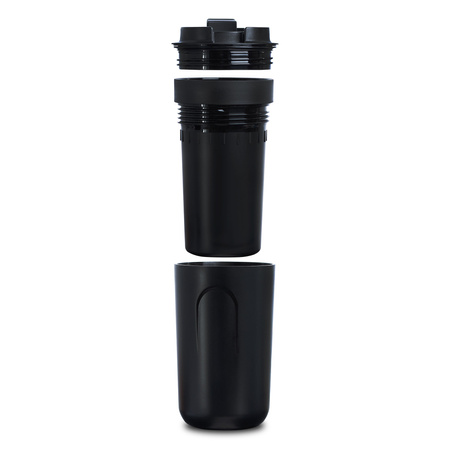 Termokubek plastikowy LINDA, czarny - 500 ml | PR-5081.02