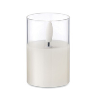 Świeca woskowa LED w szkle | MO-MO2365-06