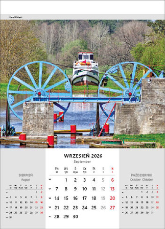 Kalendarz wieloplanszowy STANDARD – Niesamowita Polska | J-WP116