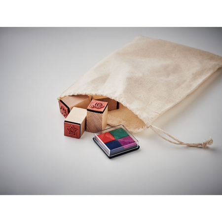 Drewniane pieczątki świąteczne STAMPIE | MO-CX1512-13