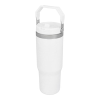 Termokubek STAFFY ze stali nierdzewnej, biały - 900 ml | PR-5072.01