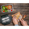 Szklany Lunchbox ze sztućcami 1000 ml Lagos | RD-R08444.02