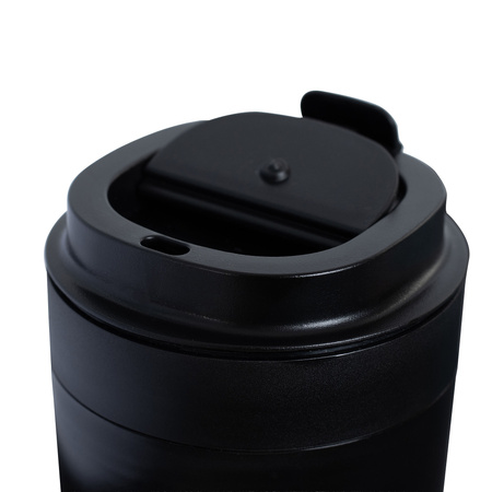 Termokubek plastikowy LINDA, czarny - 500 ml | PR-5081.02