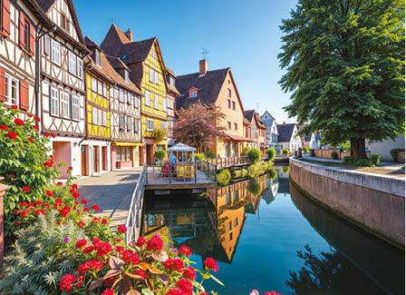 Kalendarz trójdzielny STANDARD – Malowniczy Colmar | J-T 62 BK