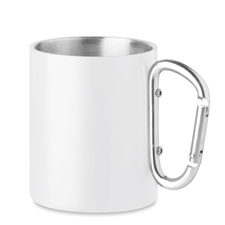 Metalowy dwuścienny kubek300ml | MO-MO6873-06