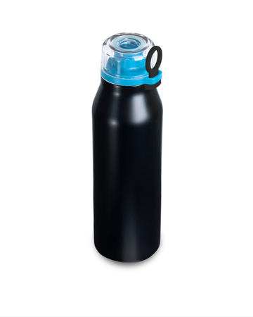 Stalowa termobutelka ALICE, czarny - 600 ml | PR-5079.01