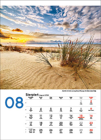 Kalendarz wieloplanszowy STANDARD – Malownicza Polska | J-WP 118