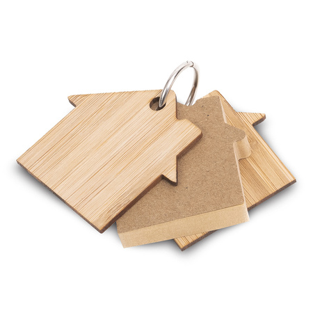 Bambusowy brelok z karteczkami memo Homeland | RD-R73141.13
