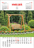 Kalendarz wieloplanszowy STANDARD – Ogrody | J-WP133