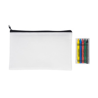 Piórnik do kolorowania Mili, biały | RD-R73640.06