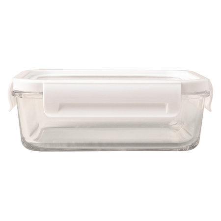 Lunch box Delect 900 ml, biały/transparentny | R08442.00