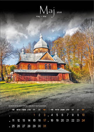 Kalendarz wieloplanszowy STANDARD – Tajemnicze Bieszczady | J-WP127