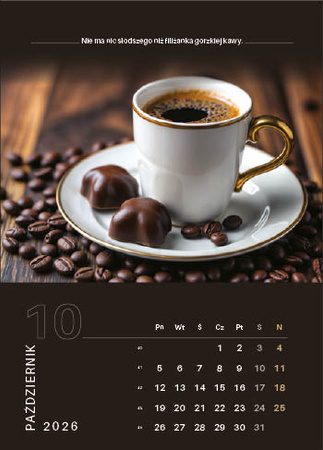Kalendarz wieloplanszowy STANDARD – Kawa | J-WP134