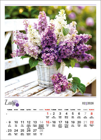 Kalendarz wieloplanszowy STANDARD – Bukiety | J-WP130