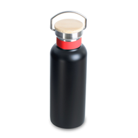 Stalowa termobutelka MELANIA, czarny - 500 ml | PR-5083.02