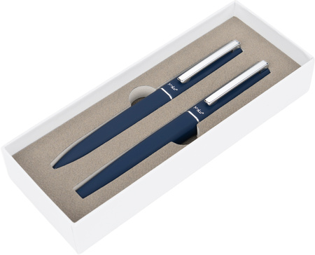 Zestaw piśmienny długopis i pióro kulkowe soft touch SAINTE-MAXIME MoLu | EG-393344