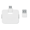4-portowy hub USB SQUARE-C | MO-MO2254-06