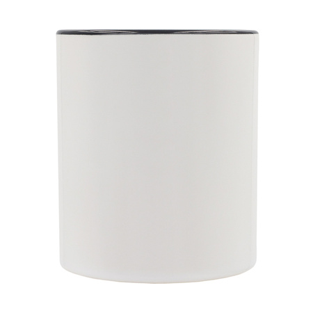 Kubek z z powłoką sublimacyjną Gaeta 330 ml, czarny  | R85319.02