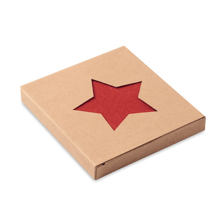 Zestaw 4 podkładek, RPET filc STARGUARD | MO-CX1480-05