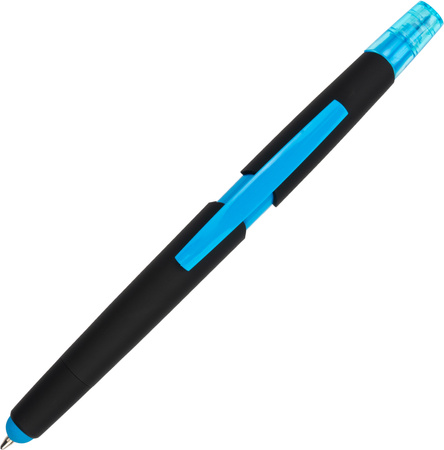 Długopis plastikowy z zakreślaczem touch pen | MC-1096524