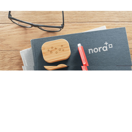 Słuchawki TWS w etui z bambusa JAZZ BAMBOO | MO-MO6780-40