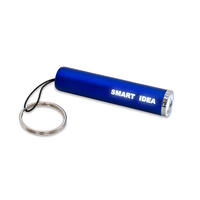Brelok-latarka z podświetlanym logo LumiRing, niebieski | RD-R17811.04