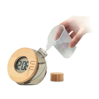 Bambusowy wodny zegar LCD | MO-MO6865-27