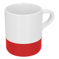 Kubek ceramiczny LILY, biały - 350 ml | PR-6149.01