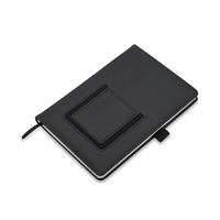 Notes z kieszonką na telefon Eibar, czarny | RD-R64248.02