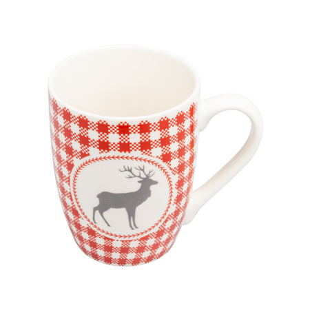 Zestaw 2 świątecznych kubków porcelanowych 300 ml ANKARA | EG-2536mc