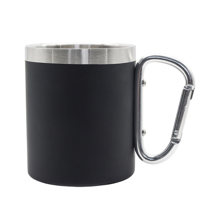 Kubek stalowy Magaro 300 ml, czarny | RD-R08463.02