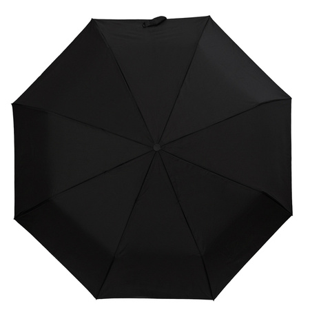 Parasol z drewnianą rączką Granton, czarny | R17953.02