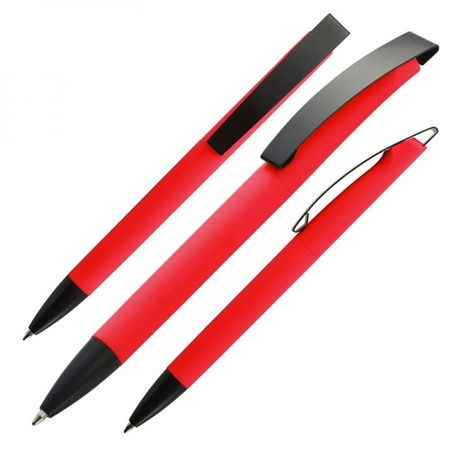 Długopis plastikowy soft touch BRESCIA | EG-009905