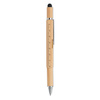 Bambusowy długopis z poziomicą TOOLBAM | MO-MO6559-40