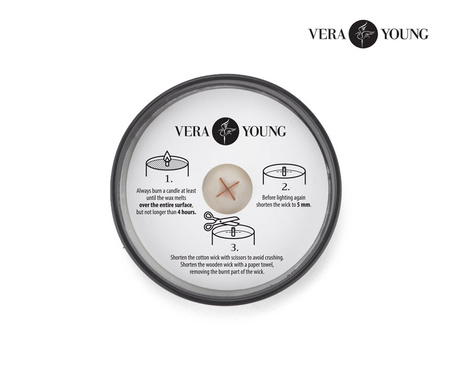 Świeca sojowa 220g - Black Pomegranate - VERA YOUNG | BC-12104-02