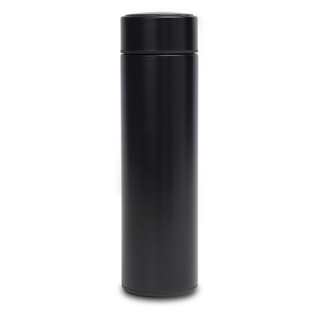 Kubek próżniowy z termometrem Falco 420 ml, czarny  | R08257.02