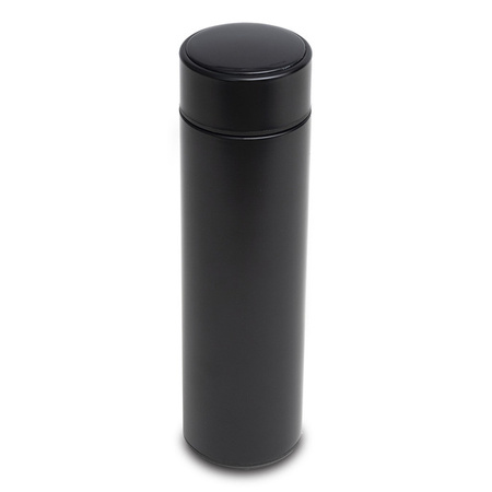 Kubek próżniowy z termometrem Falco 420 ml, czarny  | R08257.02