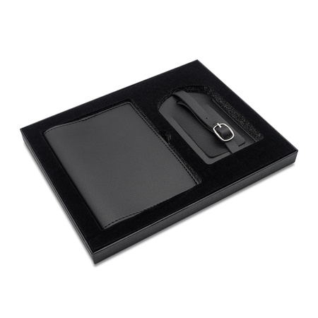 Podróżny zestaw upominkowy Flyer, czarny | RD-R17023.02