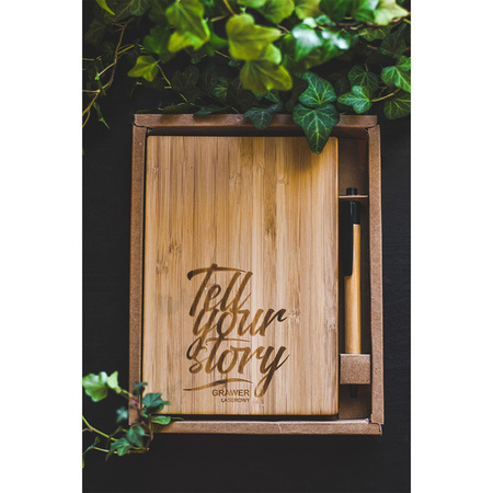 Zestaw bambusowy z notesem Lorca | RD-R64251.10