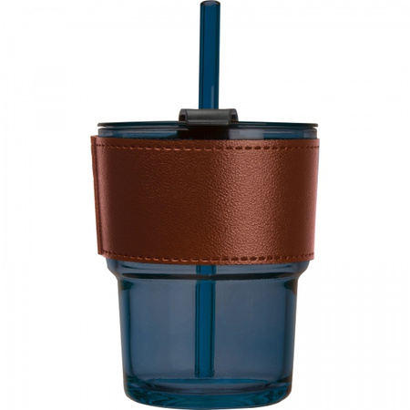 Kubek szklany ze słomką 320 ml | MC-8384444
