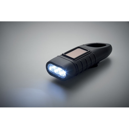 Latarka solarna z korbą dynamo SLUZ | MO-MO2540-03