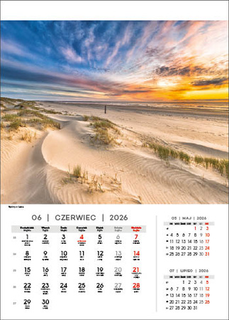 Kalendarz wieloplanszowy STANDARD – Nad Bałtykiem | J-WP120
