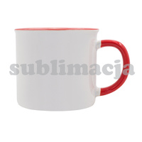 Kubek z powłoką sublimacyjną Ars 400 ml, czerwony | R85320.08